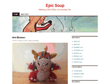 Tablet Screenshot of epicsoup.com